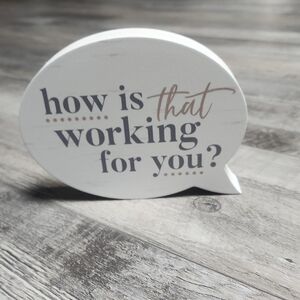 White Speech Bubble Decor